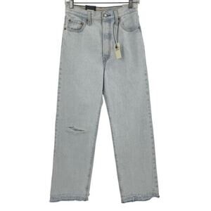 Levi's high-rise Ribcage Straight Ankle Jeans Classic Denim Size 26x27 26 x 27